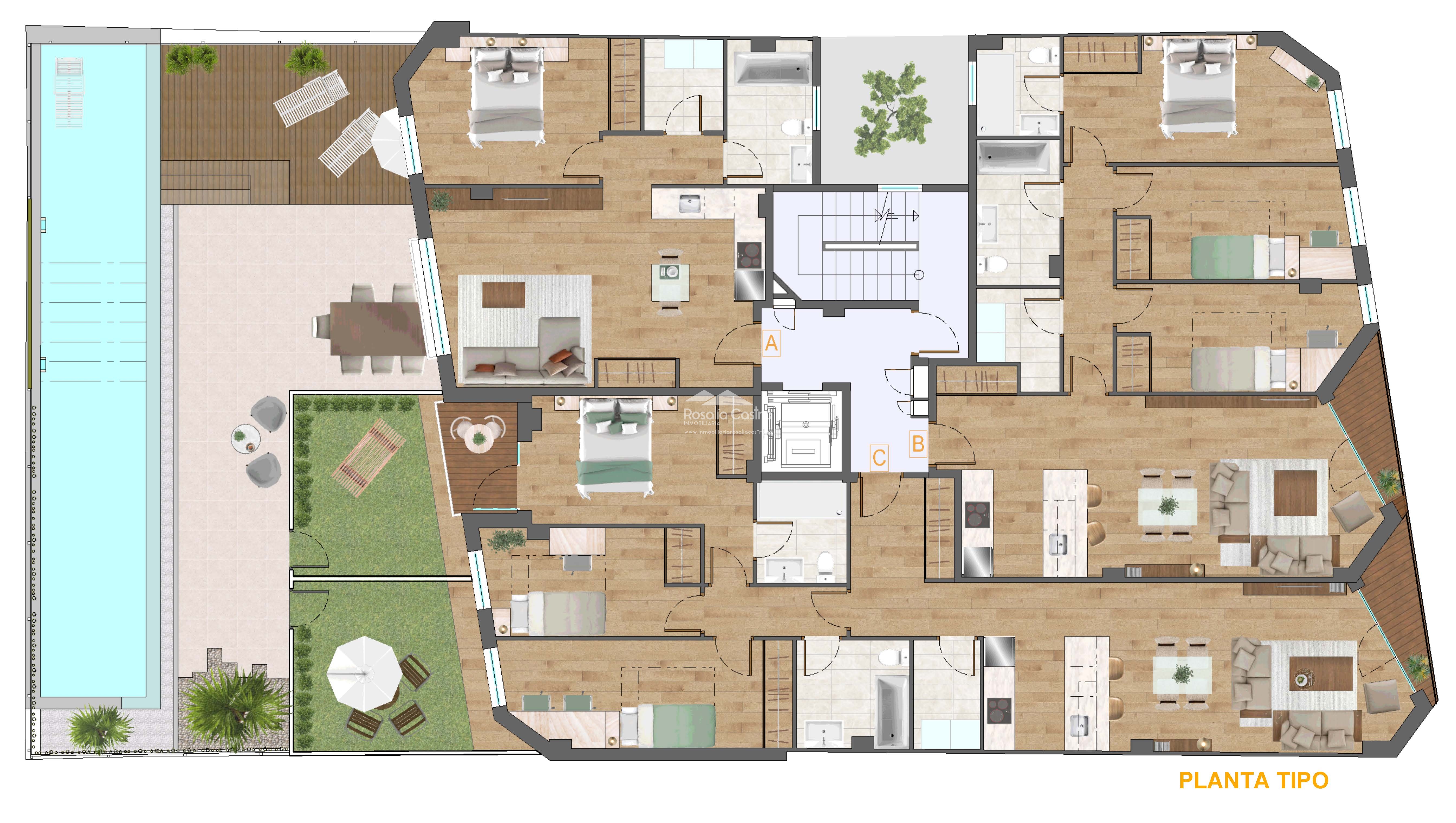 VIVIENDAS DE 3 DORMITORIOS A ESTRENAR. Piso en venta, Compra piso,  de obra nueva, Centro Urbano, Vigo, Pontevedra